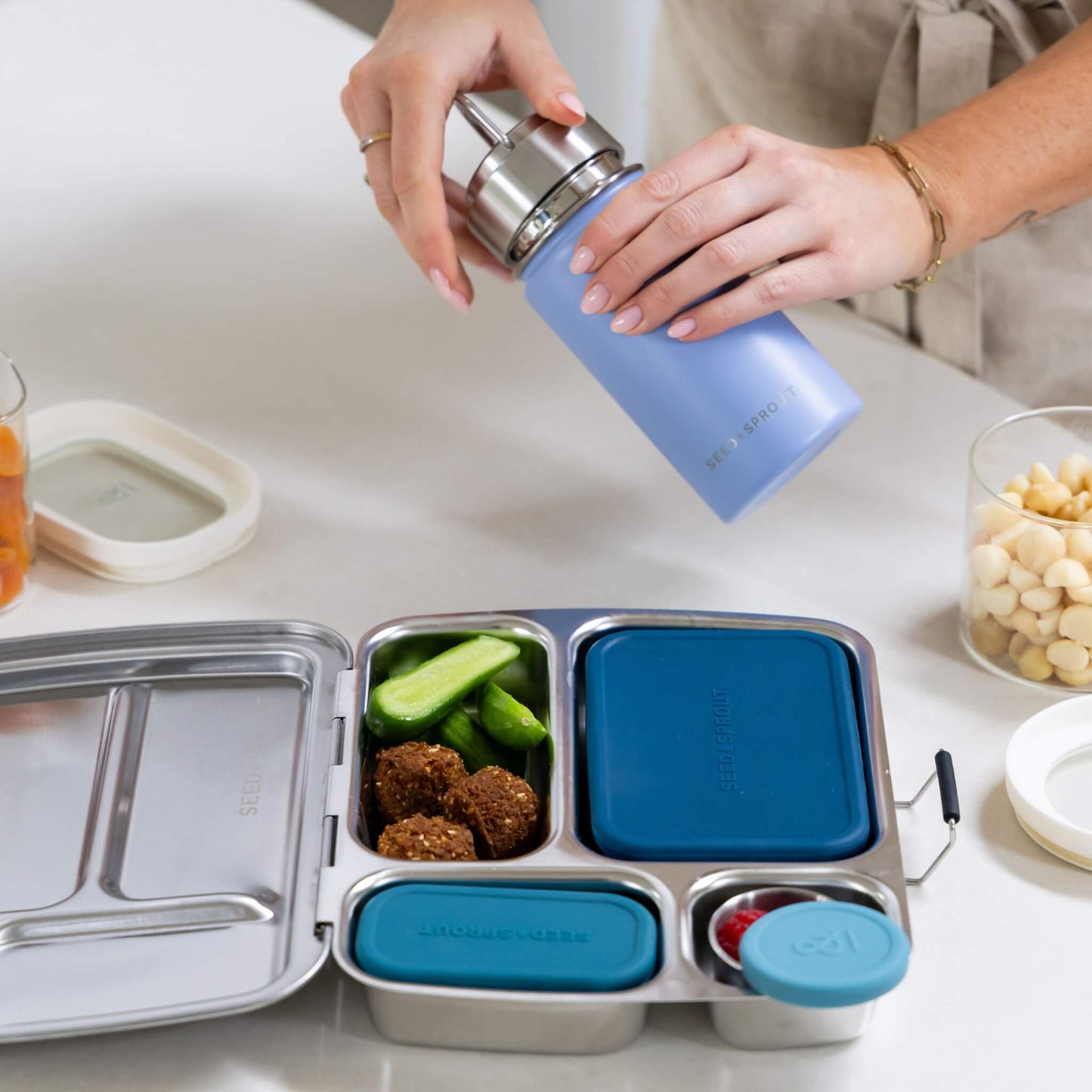 Seed and Sprout Insulated Drink Bottle | 350ml