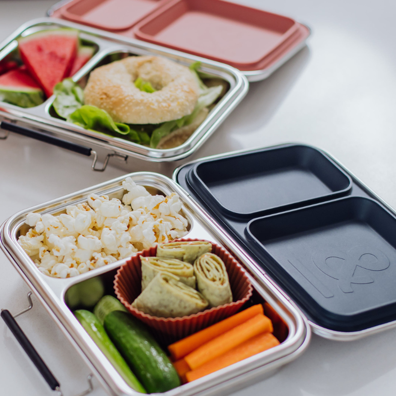 Seed and Sprout Bento Lunch Box | Leak Resistant Seal Peony