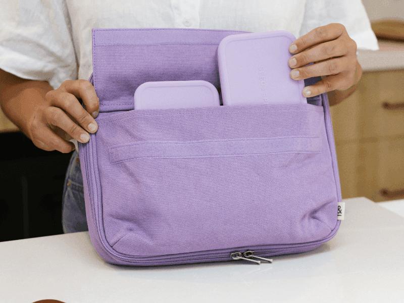 Insulated CrunchCase Lunch Bag 4L Lavender