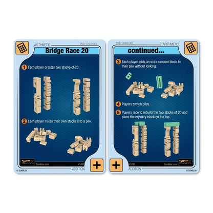 SumBlox Minis Starter Set 38 Blocks & 36 Activity Cards