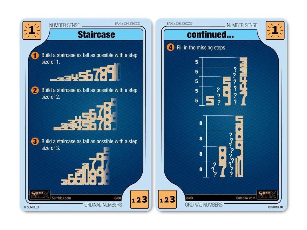 SumBlox Minis Starter Set 38 Blocks & 36 Activity Cards