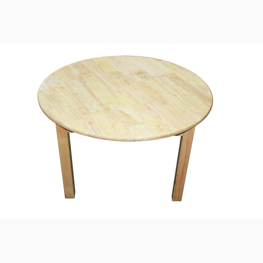 QTOYS Round Table 90- Rubber Wood - Learn Grow Play