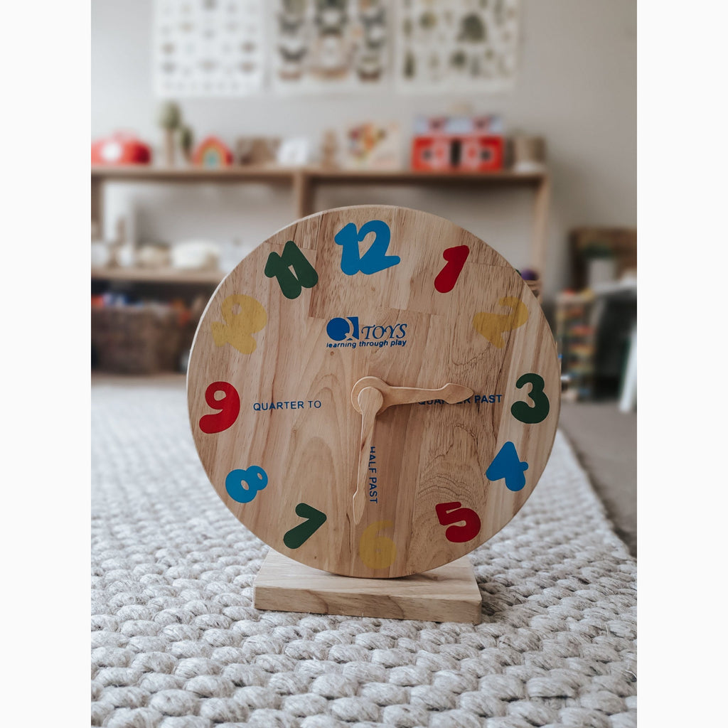 Wooden Clocks - Learn Grow Play