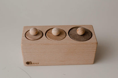 Triple Length Variation Cylinder Blocks for Toddlers