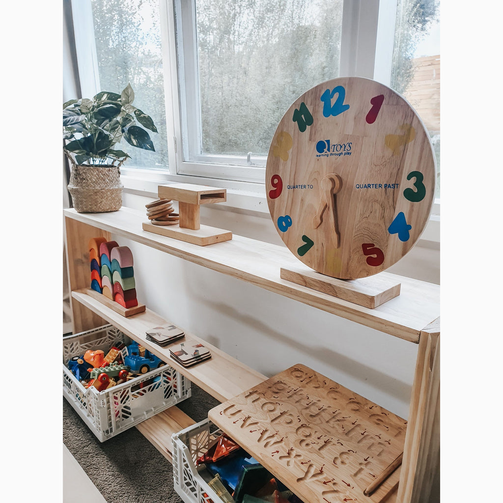 Wooden Clocks - Learn Grow Play