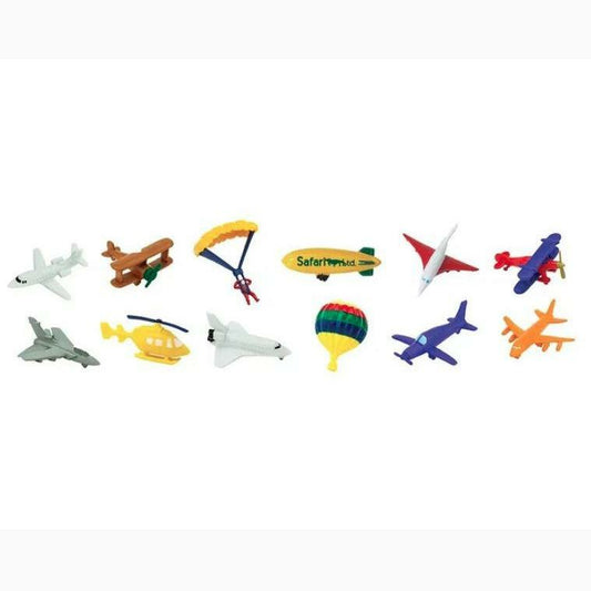 Skyward Adventure TOOB: Aviation Figurines and Language Learning Cards Set