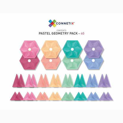 Connetix 40 pc Pastel Geometry