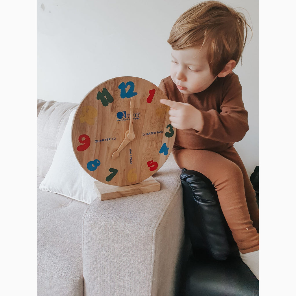 Wooden Clocks - Learn Grow Play