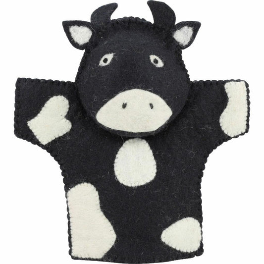 Handcrafted Woolen Cow Puppet from Nepal