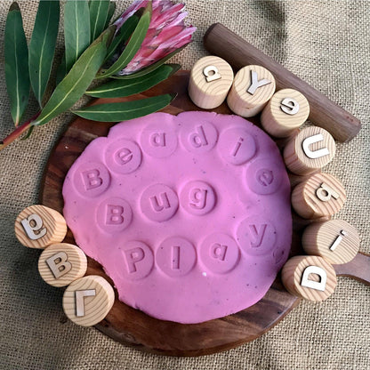 Double-Sided Alphabet Dough Stamps