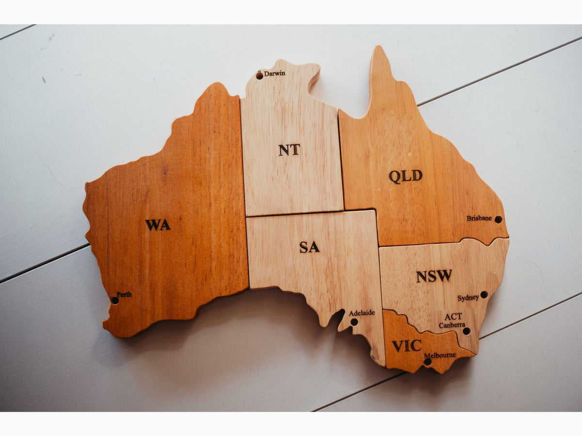 Australian Map Puzzle Play Set