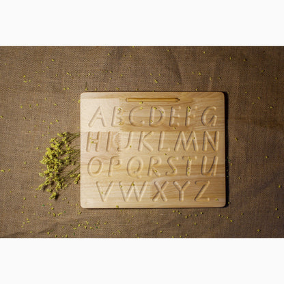 Alphabet Learning Wooden Tracing Board for Toddlers