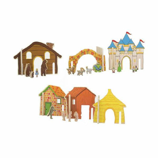 Fairy Tale Fun - Enchanting Wooden Playset for Creative Minds