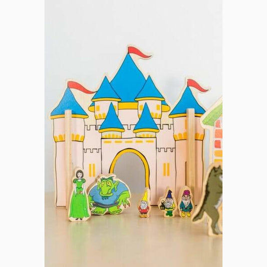 Fairy Tale Fun - Enchanting Wooden Playset for Creative Minds