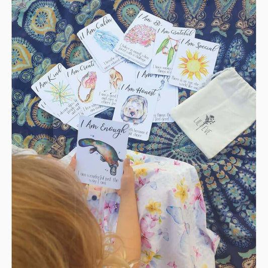"Australiana" Watercolour Affirmation Cards for Children