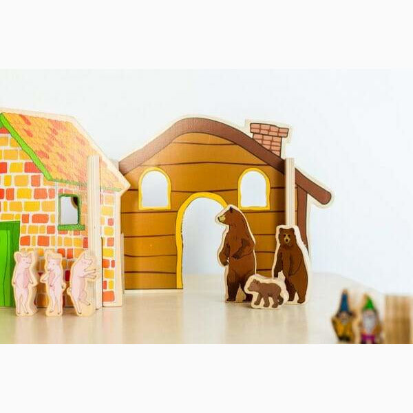 Fairy Tale Fun - Enchanting Wooden Playset for Creative Minds