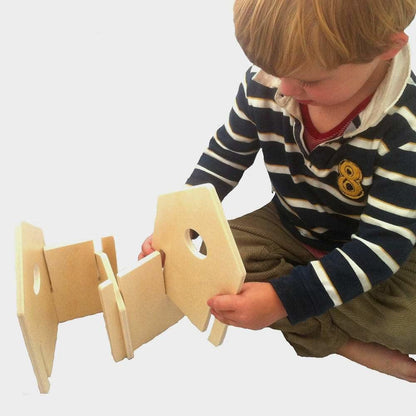 Creative Builder's Natural Wooden Play Set