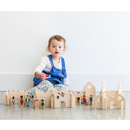 Imagination Builder: Toddler's Wooden Construction Set